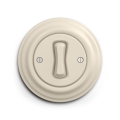 Reblig - Bouton rétro avec cadre beige