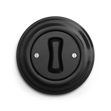 Reblig - Bouton rétro avec cadre noir