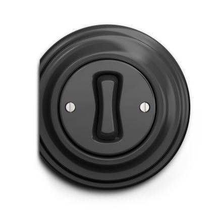 Reblig - Bouton rétro sans cadre anthracite