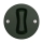 Reblig - Bouton rétro sans cadre vert