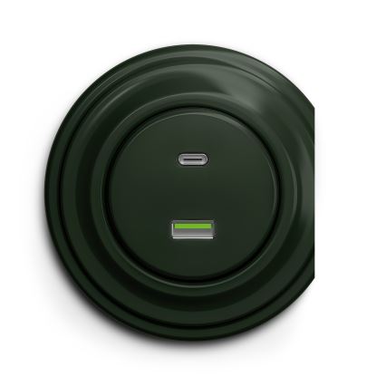 Reblig - Cadre rétro à bord extérieur vert