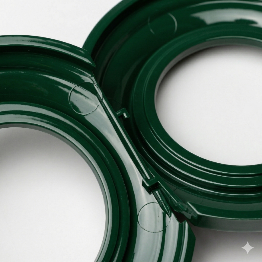 Reblig - Cadre rétro central vert