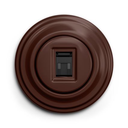 Reblig - Cadre rétro simple, marron