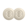Reblig - Interrupteur double unipolaire rétro avec cadre n° 1 beige