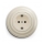 Reblig - Prise murale rétro avec cadre SCHUKO 230V/16A beige