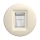 Reblig - Prise réseau rétro sans cadre, beige