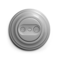 Reblig - Prise terminale TV+R rétro avec cadre gris