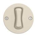 Reblig - Randloze retroknop, beige
