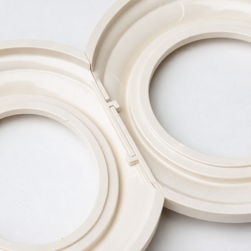 Reblig - Retro buitenste lijst beige