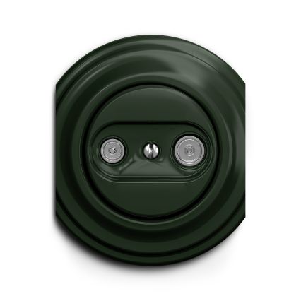 Reblig - Retro centrale lijst groen
