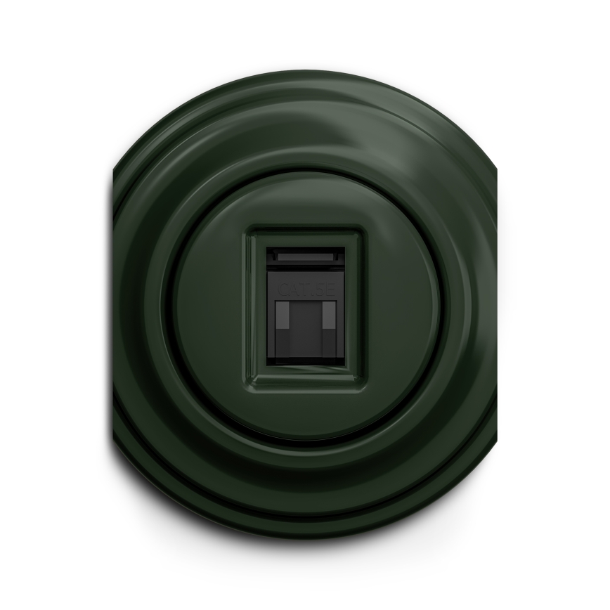 Reblig - Retro centrale lijst groen