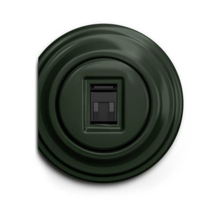 Reblig - Retro datadoos zonder afdekraam, groen