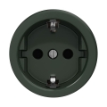 Reblig - Retro huishoudelijke wandcontactdoos zonder afdekraam SCHUKO 230V/16A groen