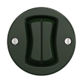 Reblig - Retro meervoudige wandschakelaar zonder afdekraam nr. 5 groen