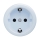 Reblig - Retro wandcontactdoos zonder afdekraam SCHUKO 230V/16A blauw