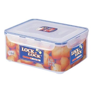 Récipient alimentaire LOCK 5,5 l bleu/transparent