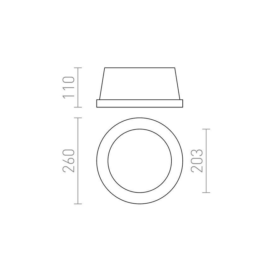RED - Design Rendl - R10444 - Luminaire encastrable MIA 2xE27/40W/230V