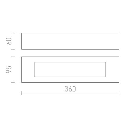 RED - Design Rendl - R10446 - Applique murale ROLO 2xE14/40W/230V