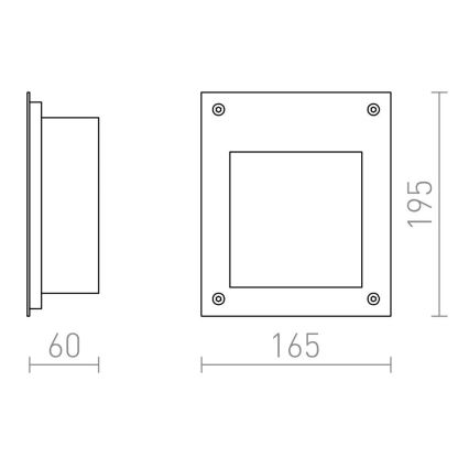 RED- Design Rendl-R10546 - Lumière intégrée d