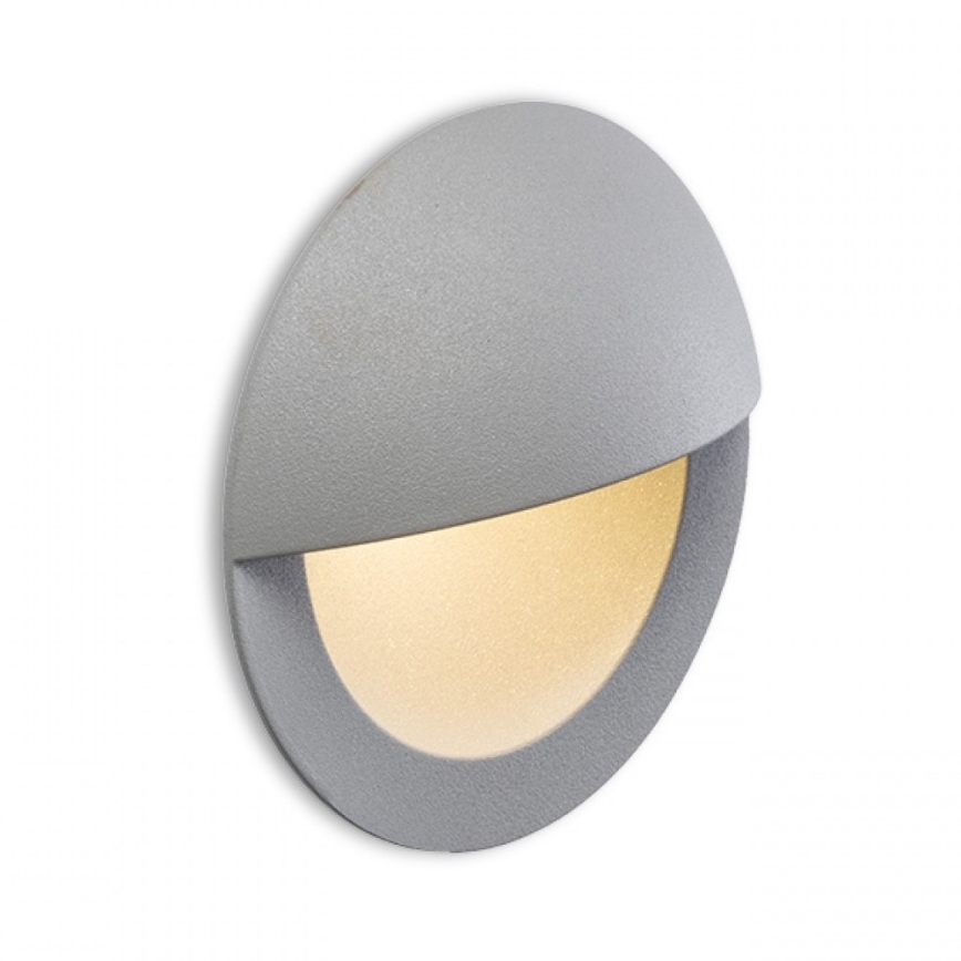 RED - Design Rendl - R10558 - Ingebouwde LED Oriëntatie Lamp voor Buiten ASTERIA LED/3W/230V IP54