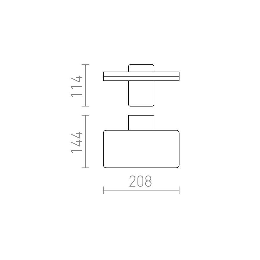 RED - Design Rendl - R11947- LED Wand Lamp voor Buiten RINA LED/12W/230V IP65
