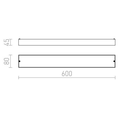 RED - Design Rendl - R11993 - Luminaire de salle de bain MARINA LED/9W/230V IP44