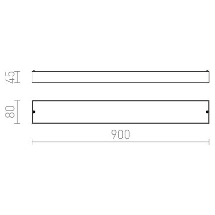 RED- Design Rendl-R11996 - Applique murale de salle de bain LED MARINA 14W/230V IP44