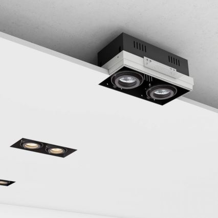 RED - Design Rendl - R12053 - Inbouwverlichting ELECTRA 2xGU10/50W/230V