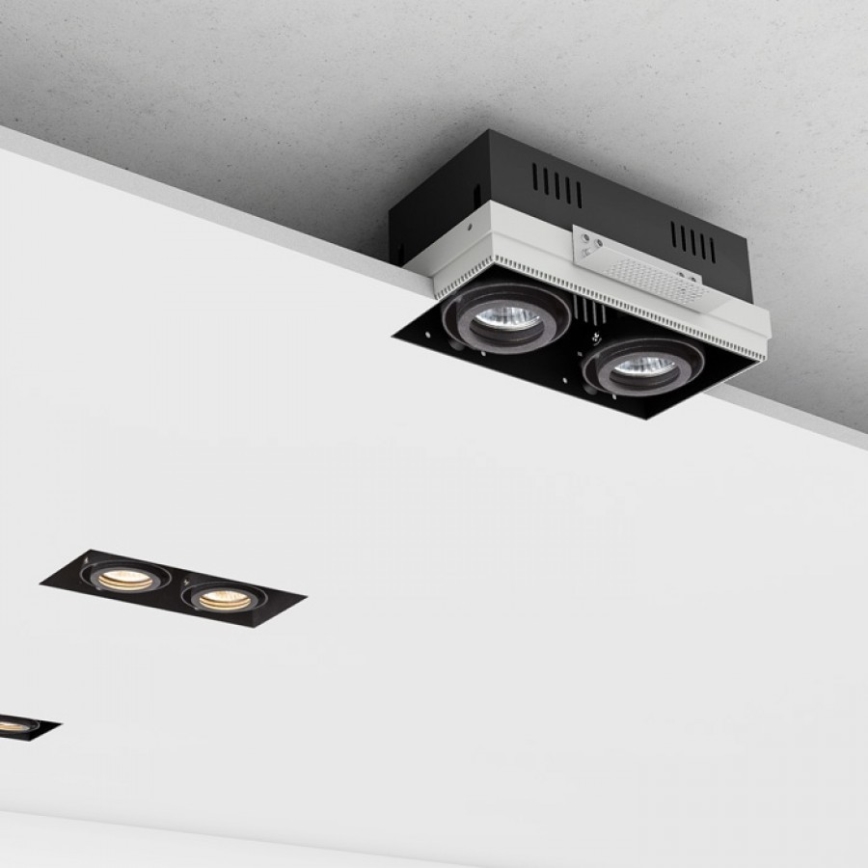 RED - Design Rendl - R12053 - Inbouwverlichting ELECTRA 2xGU10/50W/230V