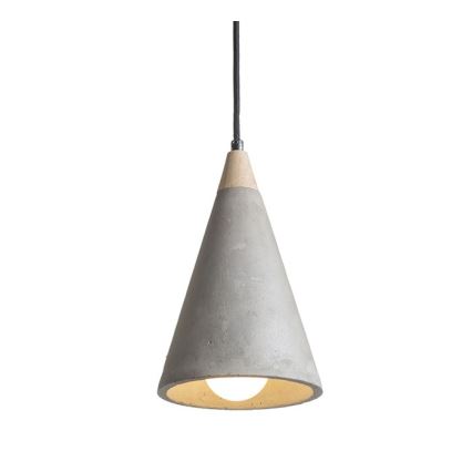 RED - Design Rendl - R12380 - Suspension filaire HEIDI 1xE27/28W/230V béton/bois