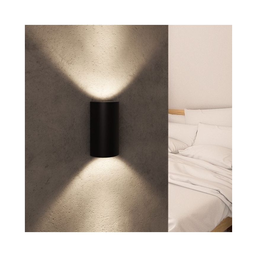 RED - Design Rendl - R12593 - LED Wand Lamp DAFFY LED/6W/230V zwart