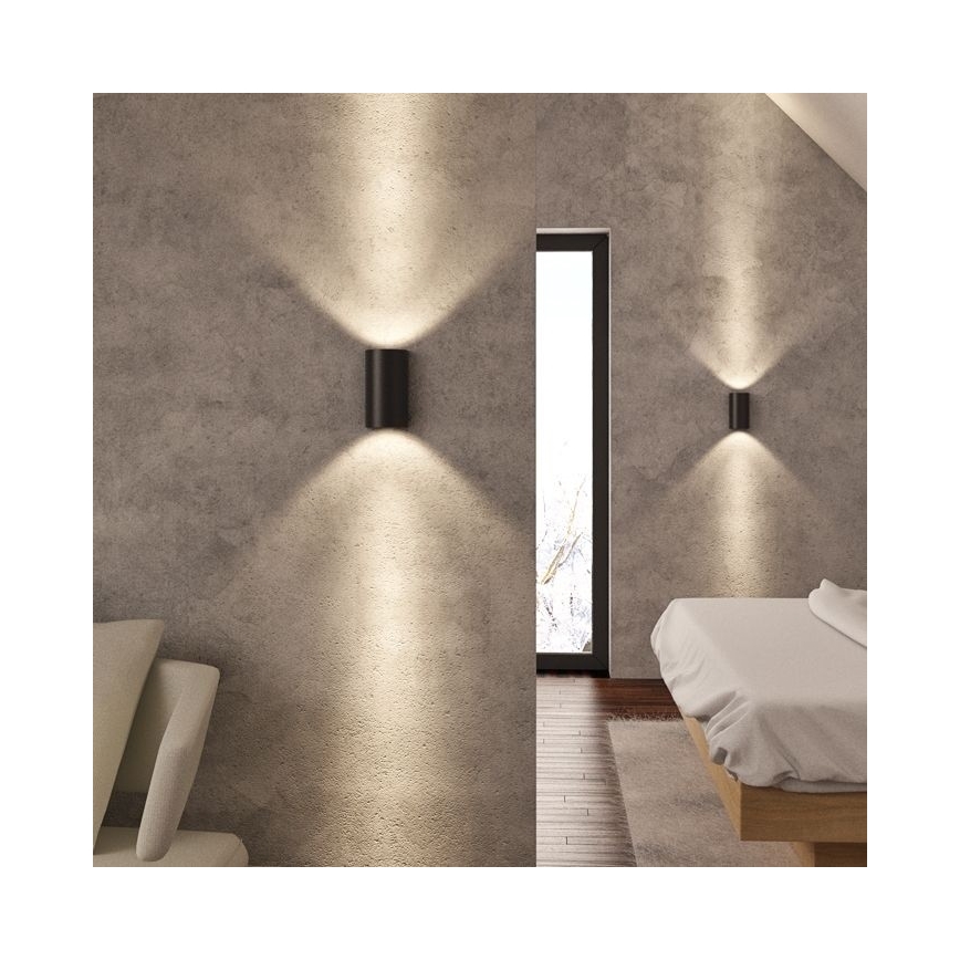 RED - Design Rendl - R12593 - LED Wand Lamp DAFFY LED/6W/230V zwart
