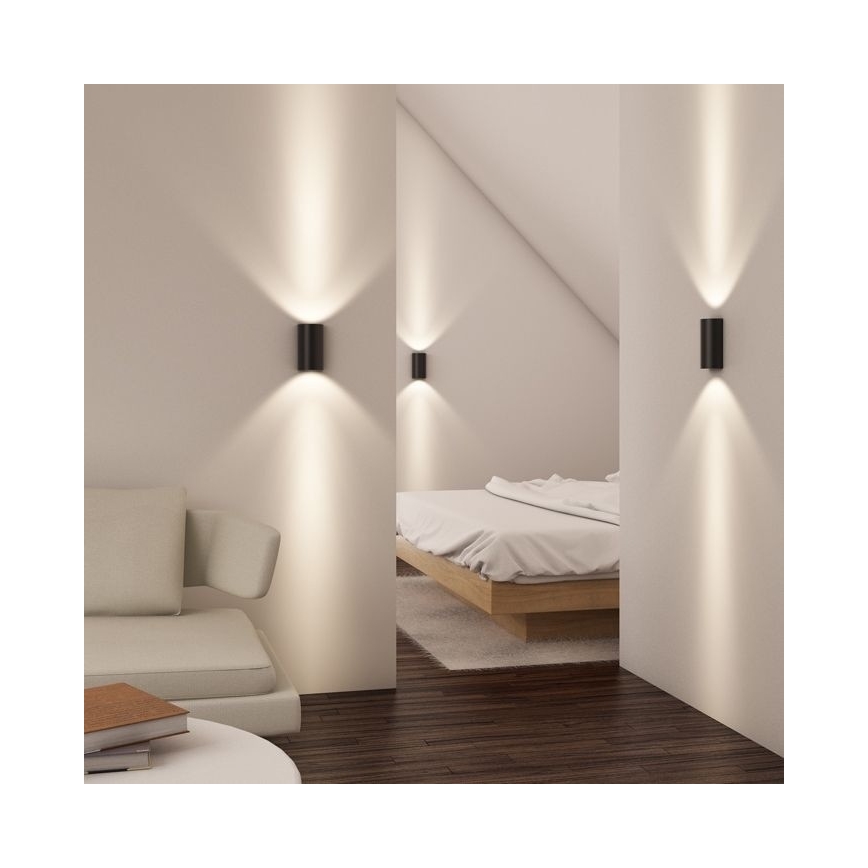 RED - Design Rendl - R12593 - LED Wand Lamp DAFFY LED/6W/230V zwart