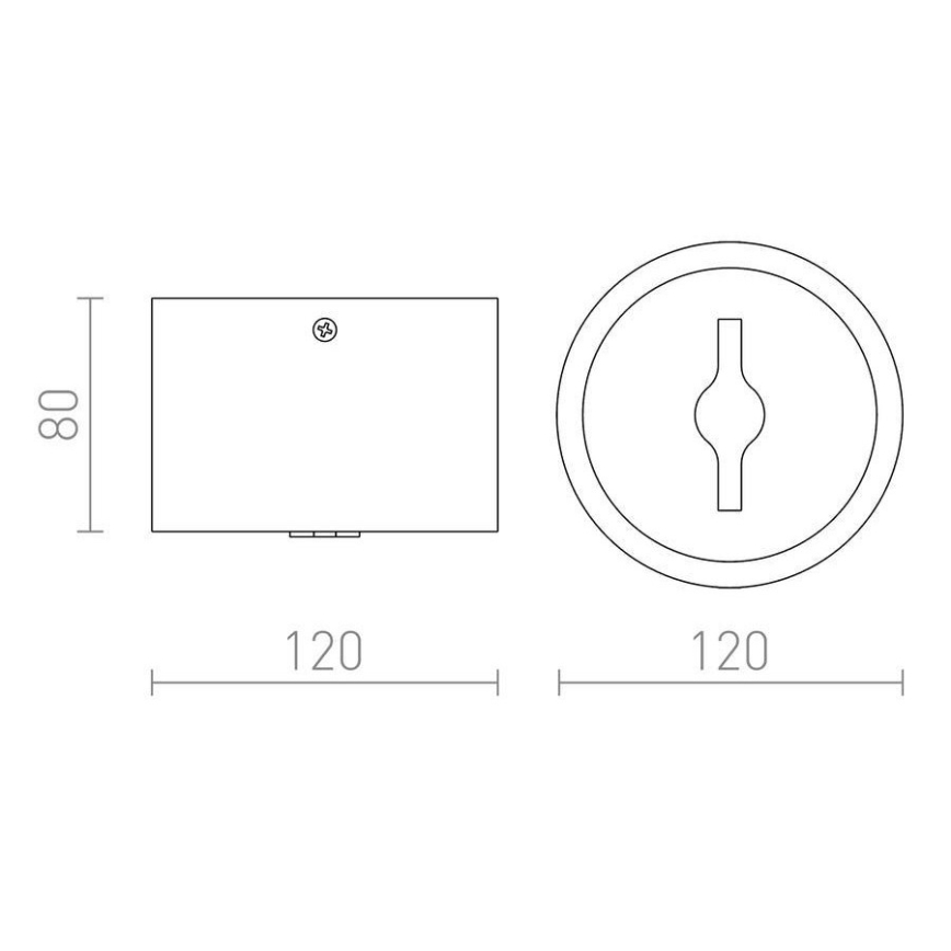 RED-Design Rendl-R12633- Spot à intensité variable KELLY LED/15W/230V blanc