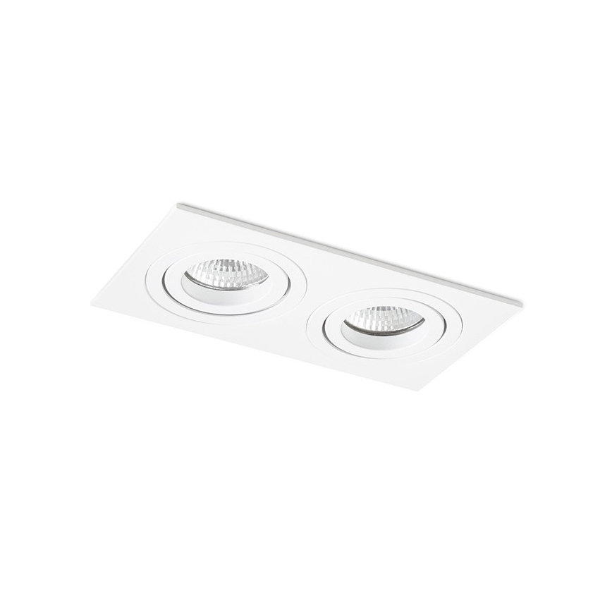 RED - Design Rendl - R12713- Inbouwverlichting PASADENA 2xGU10/50W/230V