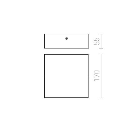 RED - Design Rendl - R12848 - LED Plafond Lamp LARISA LED/15W/230V wit