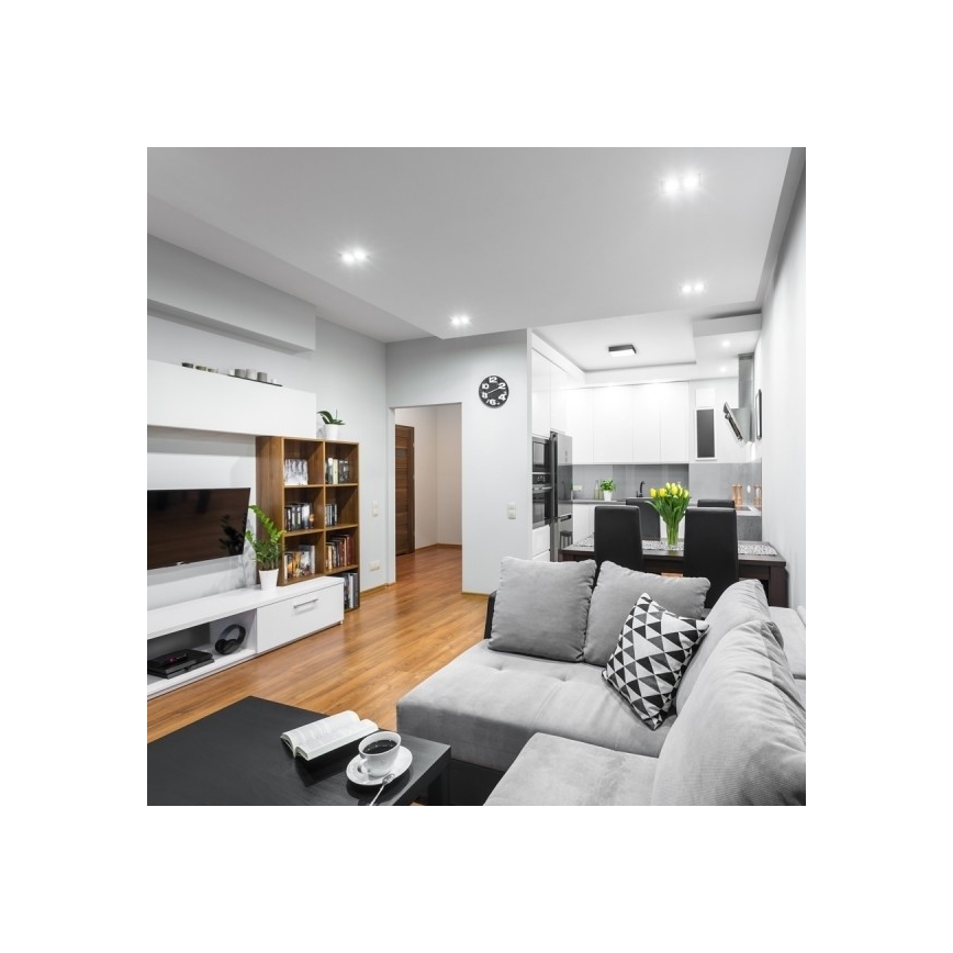 RED - Design Rendl - R12851 - Plafonnier LARISA LED/30W/230V noir