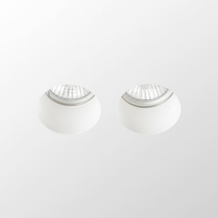 RED -  Design Rendl - R12900 - Inbouwlamp QUO 2xGU10/35W/230V