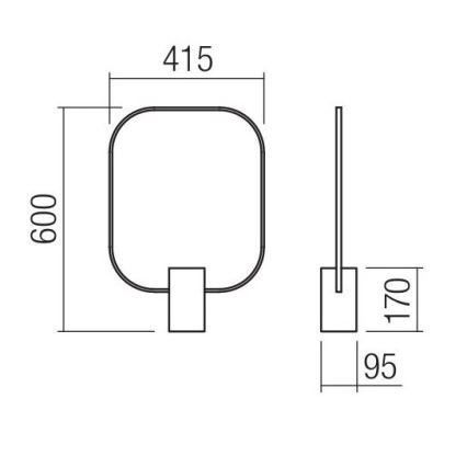 Redo 01-1226 - Dimbare LED-tafellamp DOM LED/21W/230V wit