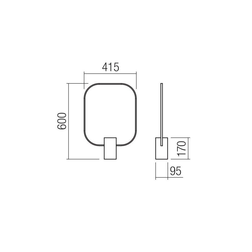 Redo 01-1226 - Lampe de table LED dimmable DOM LED/21W/230V blanche