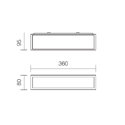 Redo 01-1234 - LED-wandlamp voor de badkamer EGO LED/12W/230V IP44 glanzend chroom