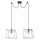 Redo 01-1264 - Hanglamp aan koord SKETCH 2xE27/42W/230V