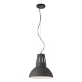 Redo 01-1281 - PEEP hanglamp aan kabel 1xE27/42W/230V Ø 34,5 cm zwart
