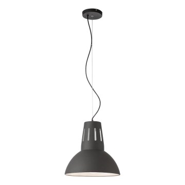 Redo 01-1281 - PEEP hanglamp aan kabel 1xE27/42W/230V Ø 34,5 cm zwart