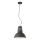 Redo 01-1281 - Suspension sur câble PEEP 1xE27/42W/230V diam. 34,5 cm noire