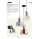 Redo 01-1384 - Hanglamp aan koord LARRY 1xE27/42W/230V