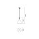 Redo 01-1399 - Hanglamp aan koord KASHI 1xE27/42W/230V