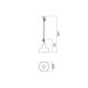 Redo 01-1400 - Hanglamp aan koord KASHI 1xE27/42W/230V