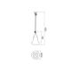 Redo 01-1401 - Hanglamp aan koord KASHI 1xE27/42W/230V