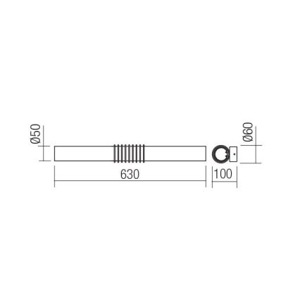 Redo 01-1431 - LED wand verlichting AVANCE LED/14W/230V 63 cm wit